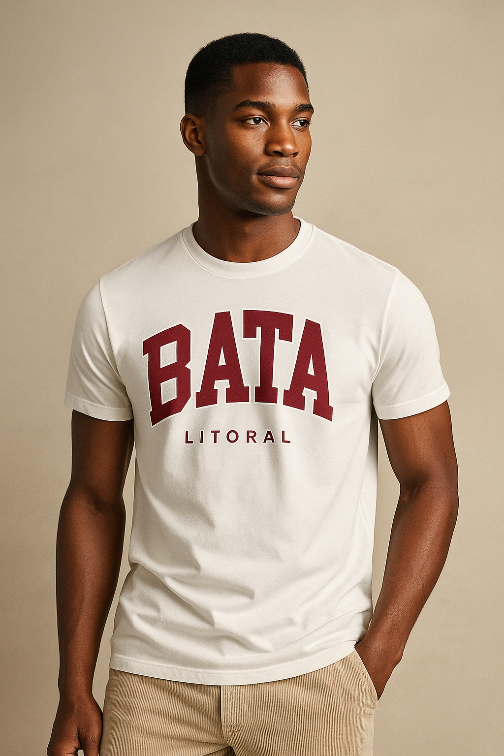 Camiseta Bata en granate - Unisex