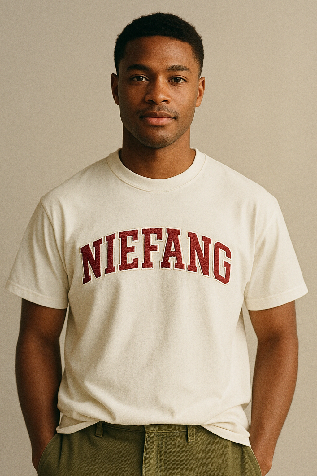 Camiseta Niefang en rojo- Unisex
