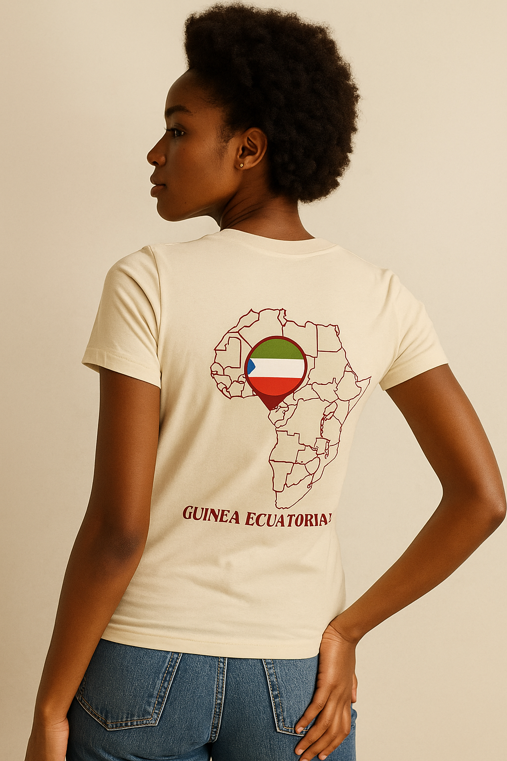 Camiseta Los Negros Originales en granate - Unisex