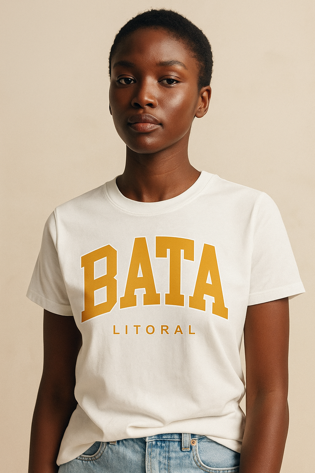 Camiseta Bata en mostaza calido - Unisex