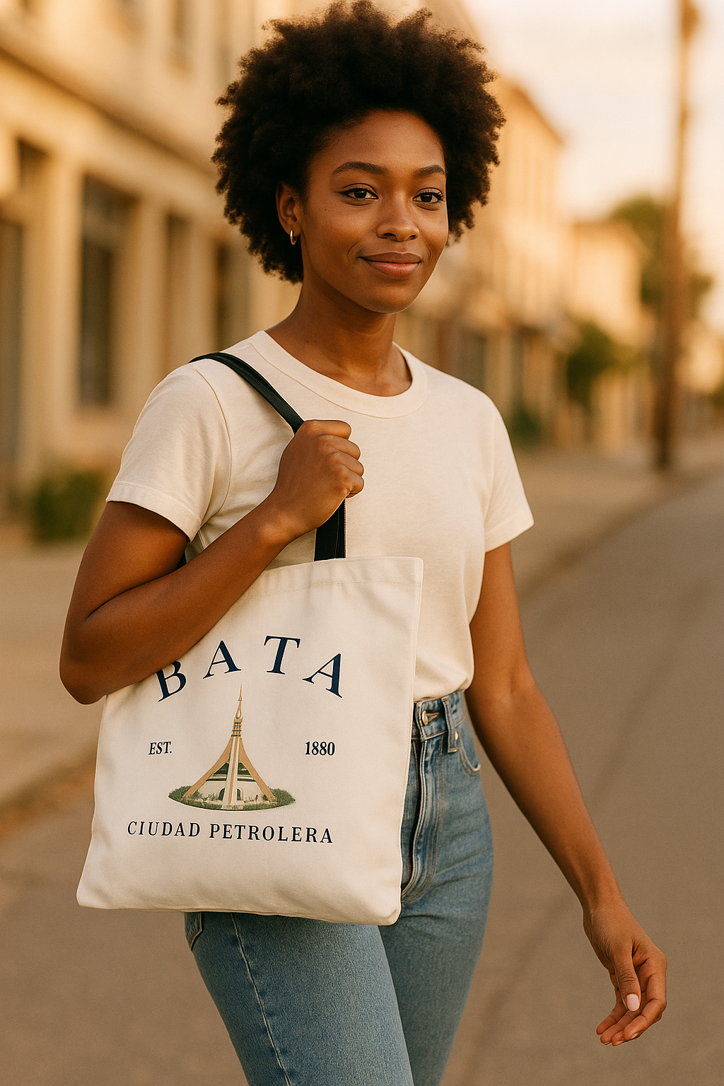 Tote bag - Bata blanco