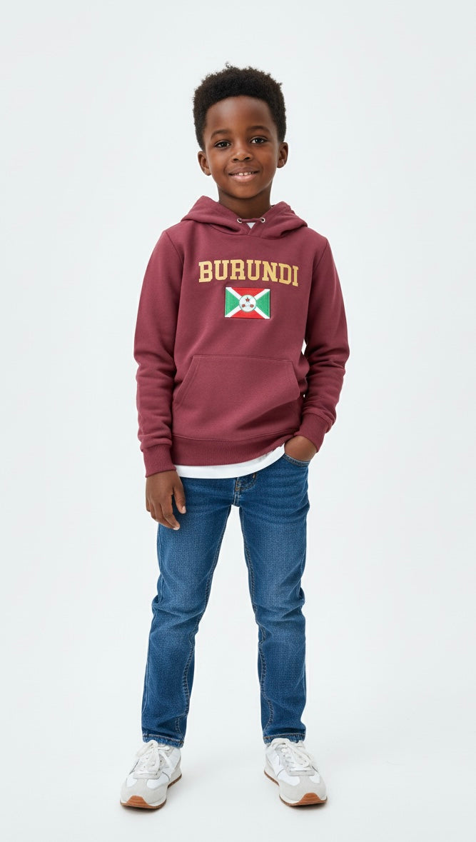 Sweatshirt infantil Burundi - Unissexo