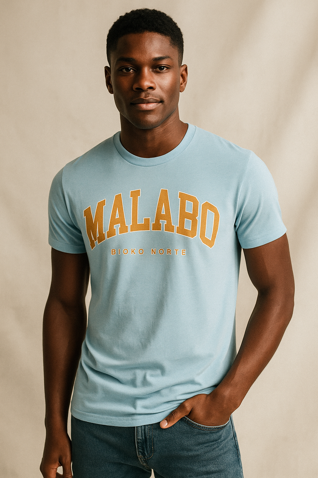 Camiseta Malabo en mostaza cálido - Unisex
