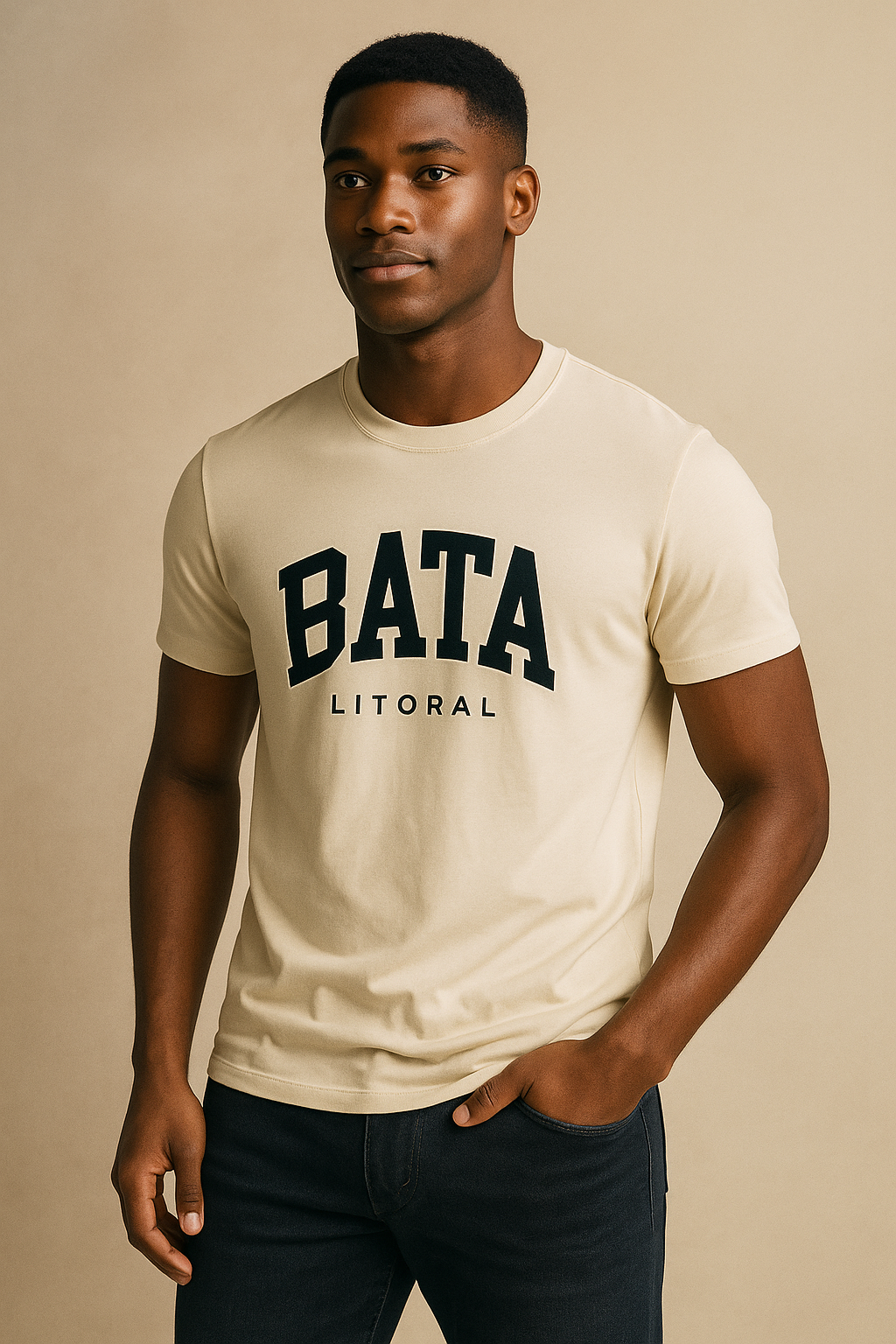 Camiseta Bata en negro - Unisex
