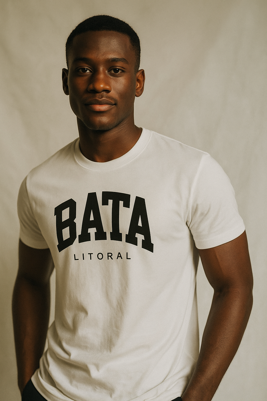 T-shirt Bata preta - Unissexo