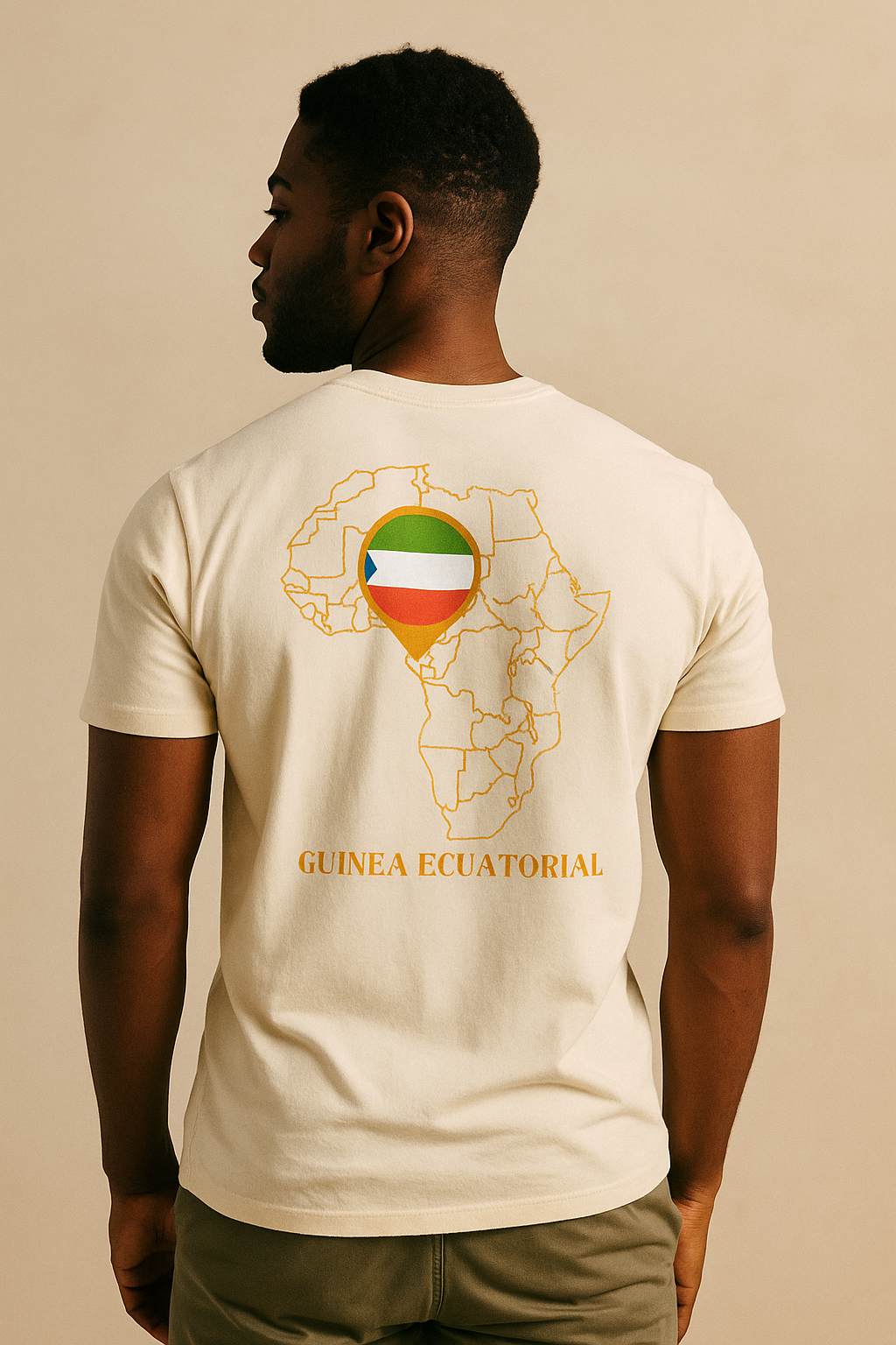 Camiseta Los Negros Originales en mostaza cálido - Unisex
