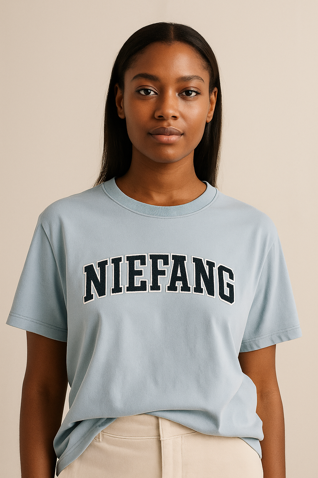 Camiseta Niefang en negro- Unisex