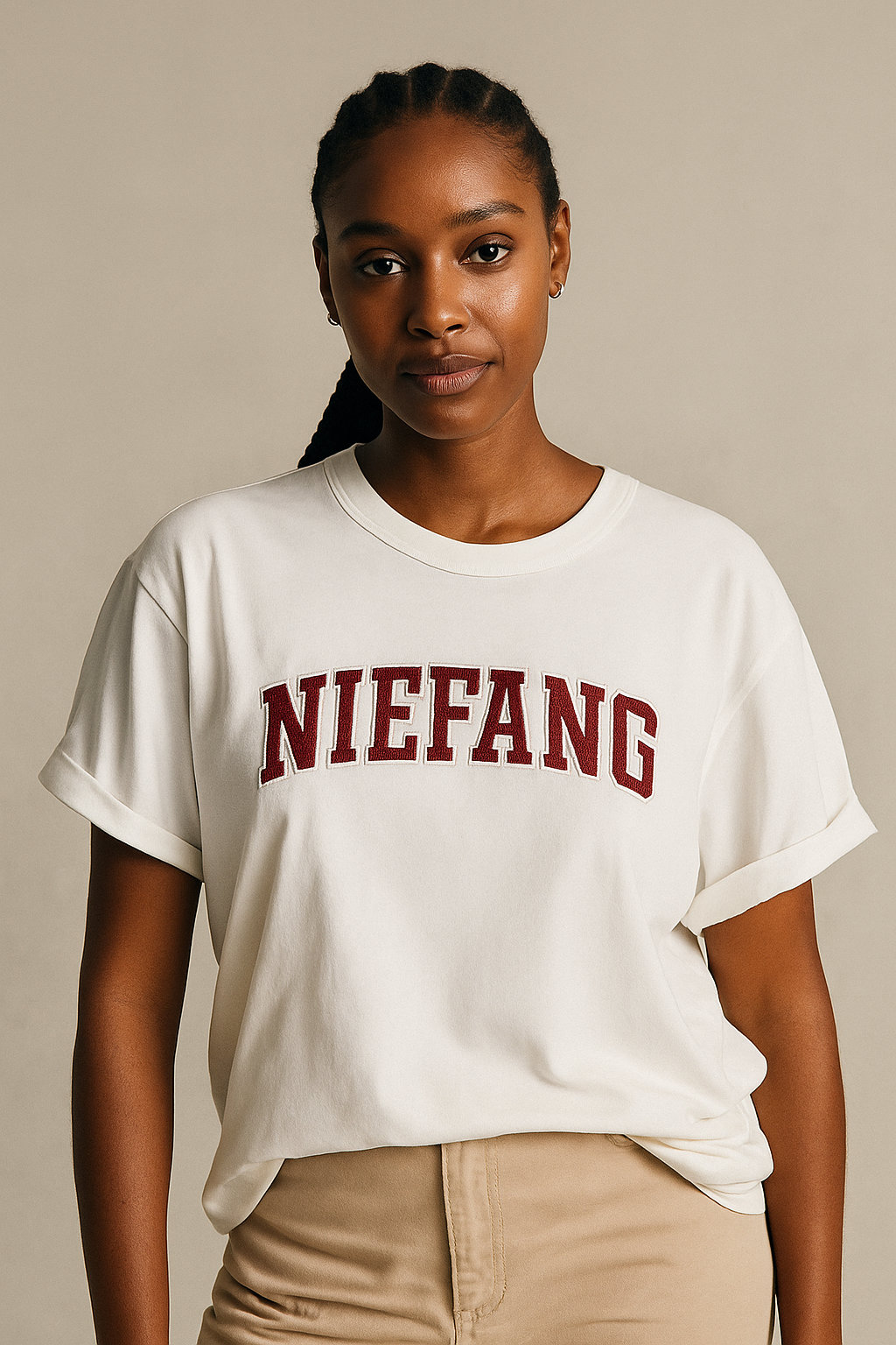 Camiseta Niefang en rojo- Unisex