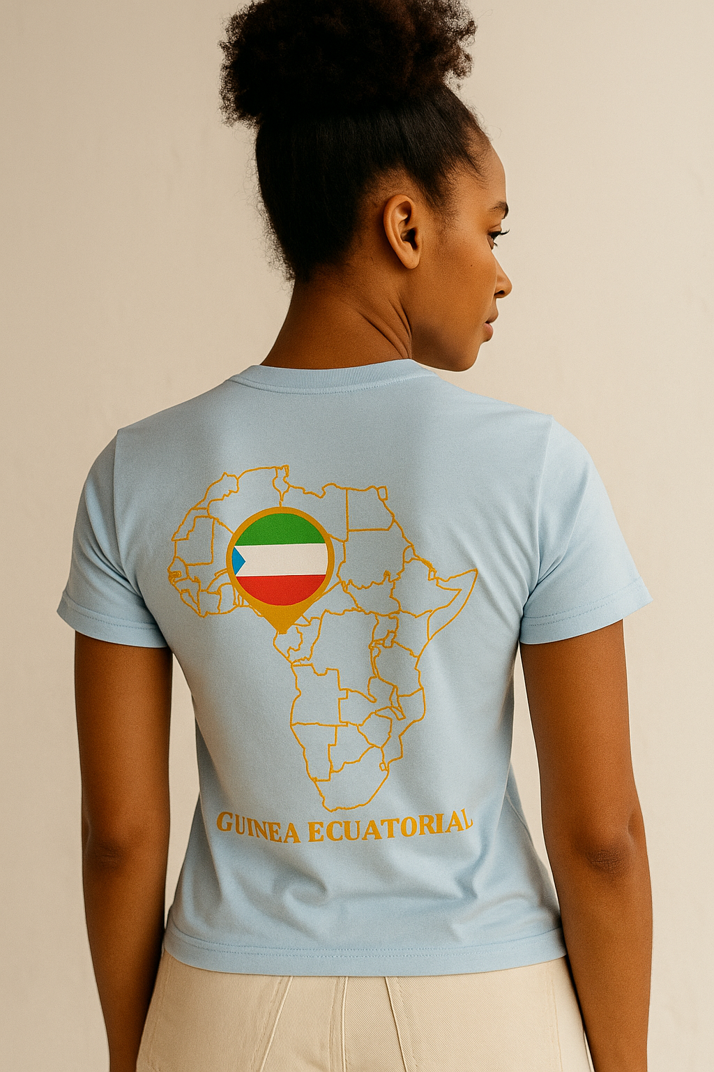 Camiseta Los Negros Originales en mostaza cálido - Unisex