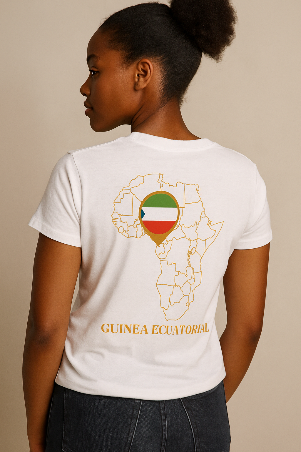 Camiseta Los Negros Originales en mostaza cálido - Unisex