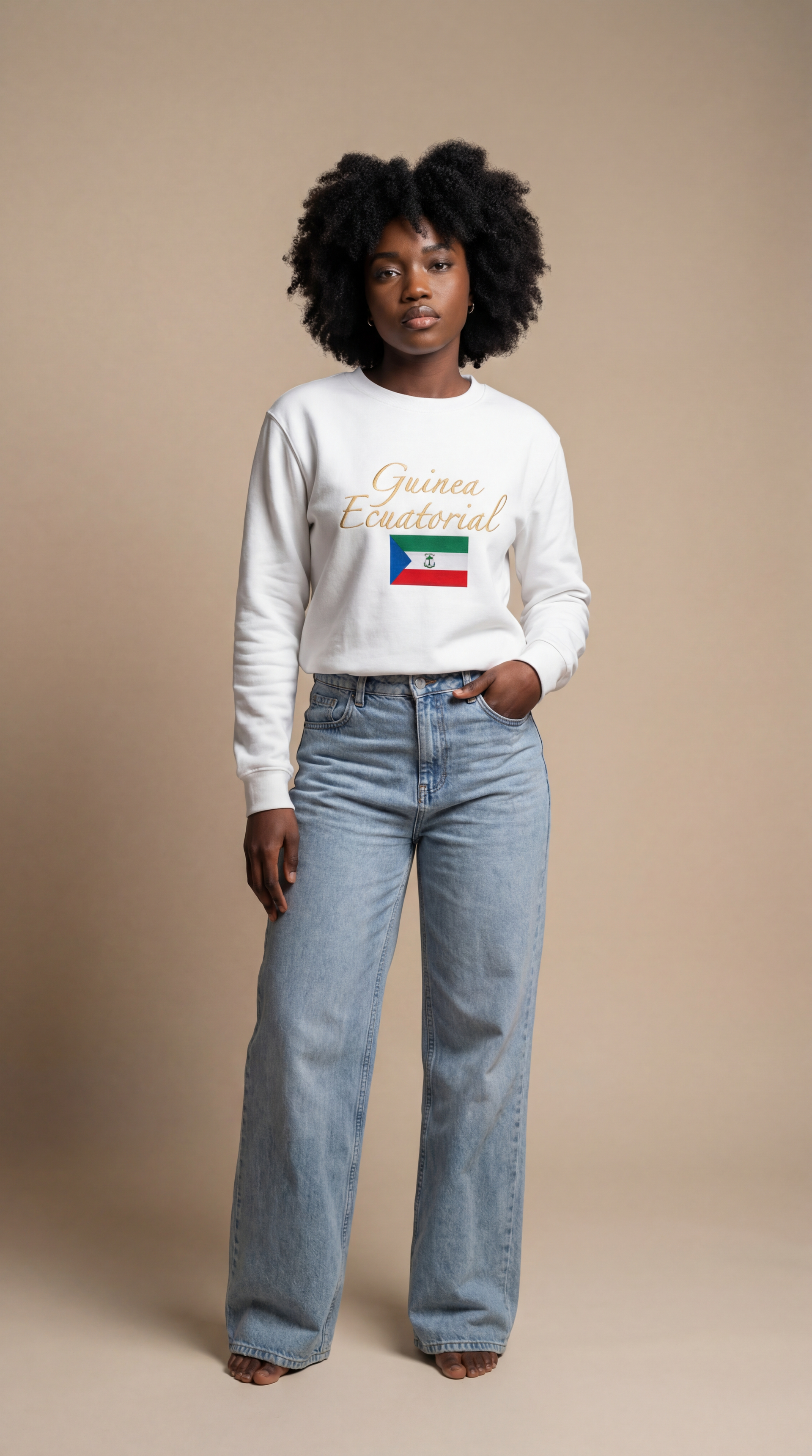 Camisola da Guiné Equatorial - Unissexo